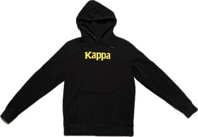 Sudadera con Capucha Kappa Logo Pullover Sudadera Negra Para Mujer Talla Pequeña Foto 1 de 4
