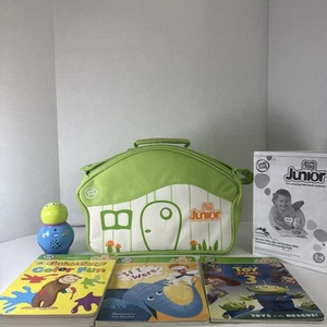 Leap Frog Tag Jr. , Storage Bag, 3 Books: Curious George, If I We’re, Toy Story - Picture 1 of 7