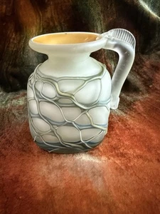 antique Art Nouveau PALLME KONIG art glass “Thread Veined” VASE loetz kralik - Picture 1 of 15