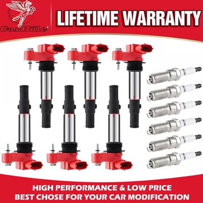 6PCS Ignition Coil+Spark Plug For Holden  Adventra /Berlina /Calais/Caprice 3.6L - image 1 of 4