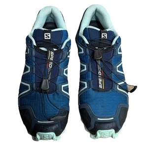 Salomon Speedcross 4 Damengröße 10 Schuhe blau aqua Trailrunning Outdoor Wandern - Bild 1 von 16