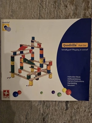 Kit de construcción de riel cuadrilla Hape 846010, completo, sin caja, con manual Foto 1 de 2