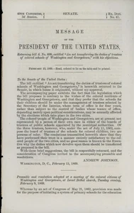 1869 EDUCATING THE FREED SLAVES OF WASHINGTON, DC - Picture 1 of 2