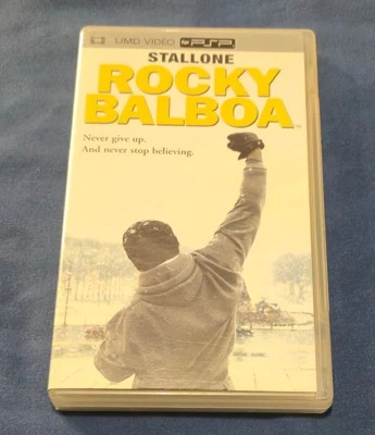 Rocky Balboa (Sony PSP Movie, 2007) UMD Disc & Case TESTED - Imagem 1 de 3