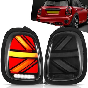 2* LED Tail Lights Smoke For BMW Mini F-Series 2014-2019 F55/F56/F57 Sequential - Picture 1 of 9