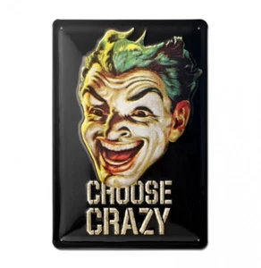 Geprägtes Blechschild - The Joker - Crazy - DC Comics - NEU & OVP - 6931420000 - Bild 1 von 1