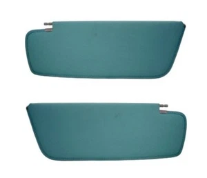 For Chevy impala biscayne Coupe hardtop sedan 2-4dr.Sunvisors Pair aqua 1961-65 - Picture 1 of 2