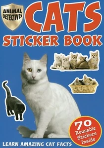 Cats Sticker Book - Animal Detectives - Picture 1 of 1