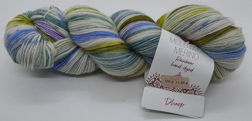 (139,50€/kg): 100 g LG  MEILENWEIT MERINO, hand-dyed,  Fb. 7007 Kotak  #6718 - Bild 1 von 1