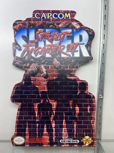 Super Street Fighter 2 II Standee Promo-Like Capcom Display - Foto 1 di 6