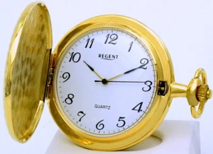 Regent Quarz Taschenuhr P 137 NEU! - Picture 1 of 5