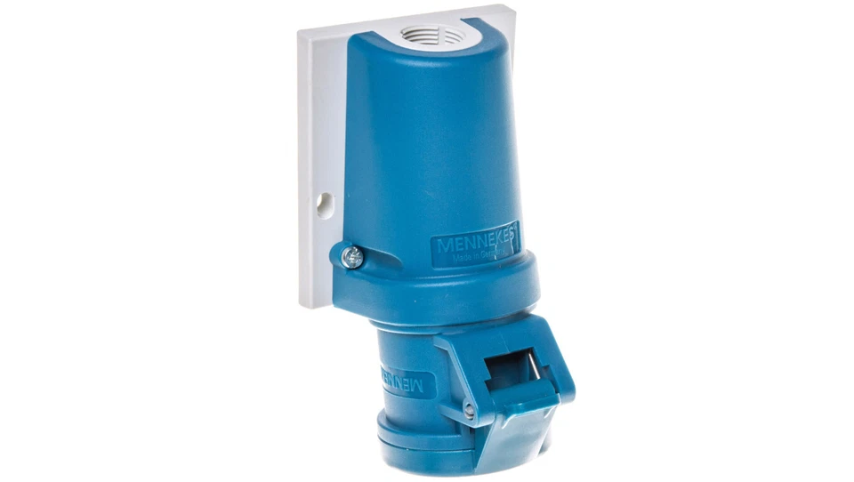 Fixed socket 3P 16A 230V blue IP44 1341 MEN1341 /T2UK - Image 1 of 1