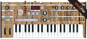 Korg microKorg | legno 4 | decalcomania protettiva | pelli StyleFlip - Foto 1 di 1