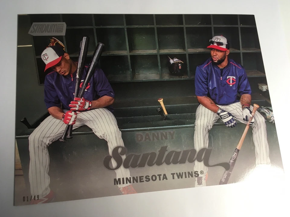 2017 Topps Stadium Club Jumbo 5x7 Danny Santana Twins 10 #’d 01/49 - Image 1 of 1