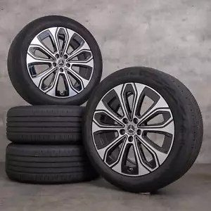 Mercedes EQE Felgen 19 Zoll V295 Sommerräder A2954011600 schwarz glanzgedreht - Bild 1 von 5