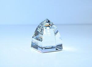 Swarovski Crystal Pyramid Paperweight Clear 7450NR040000 Brand New Rare Austria