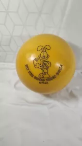 NUOVA PALLA DA BOWLING EBONITE GARFIELD ODIE VINTAGE LET THE GOOD TIMES ROLL NON DRITTA - Foto 1 di 6