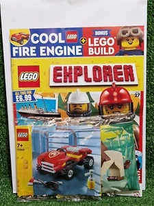 Lego Magazine #27 Camión de Bomberos y León 11969 y 11955 Lego Bolsa de Polietileno NUEVO - Imagen 1 de 8