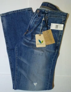 NWT AG Adriano Goldschmied Men 33x34 The Protege Slim Straight Jean Stretch Blue - Picture 1 of 12