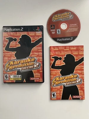 Kareoke Revolution Volume 2 (Sony PS2, 2004) CIB Complete w/Manual Tested No Mic - Image 1 of 4