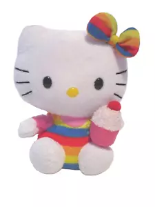 TY 2011 Beanie Baby 6" Hello Kitty w/Cupcake - Picture 1 of 5