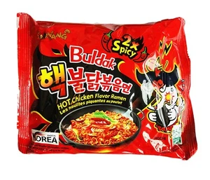 🔥[Samyang] 2X Spicy Hot Chicken Flavor Korean Ramen Noodle Fire Noodle 140gX5 - Picture 1 of 2