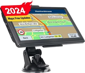 Semi Truck Gps Commercial Driver Accessories Navigation System Trucker 2024 Maps - Picture 1 of 7