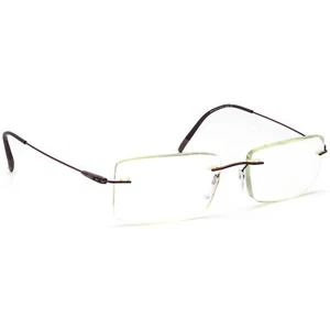 Gafas Silhouette 5500 BF 6040 Dynamics Colorwave marrón sin montura 52[]19 145 - Imagen 1 de 6