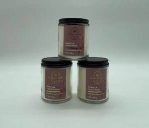Bath & Body Works Aromatherapy Vanilla Patchouli Medium 7 oz Candles Set of 3 - Picture 1 of 2
