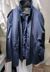 Jack and Jones Navy Blue Winter Coat Jacket Men's Size 3 (XXL)  - Picture 1 of 7