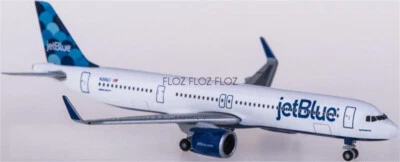 for Herpa for JetBlue for Airbus A321neo N2002J 1:500 Airplane Pre-built Model - Image 1 of 4
