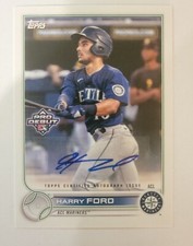 2022 Topps Pro Debut Harry Ford Auto #PD-179 Seattle Mariners Prospect 