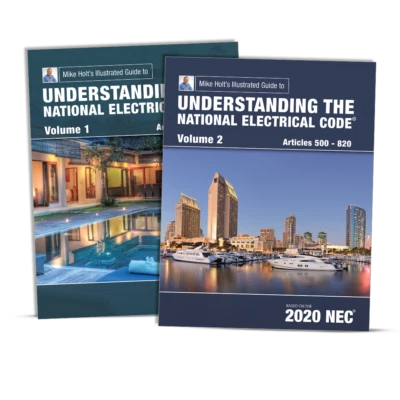 Mike Holt's Illustrated Guide to Understanding the NEC, Vol. 1 & 2,  2020 NEC - Image 1 of 2