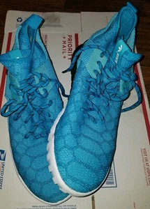 Adidas Tubular X Prime Knit B25592 hell cyan/aqua Schlangenleder Herrenschuhe Größe 10 - Bild 1 von 9
