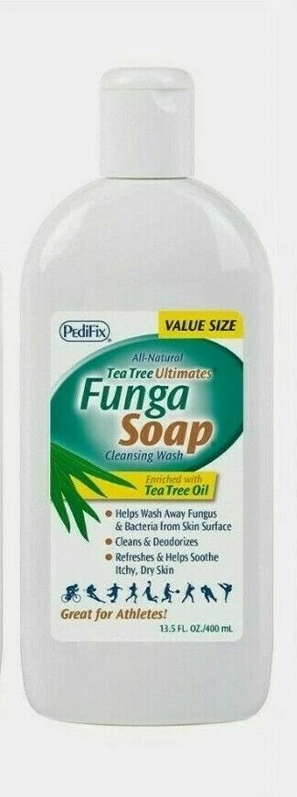 Lavado limpiador de jabón funga Pedifix 13,5 oz P3072 tamaño valor / 6 oz P3071 Foto 1 de 4