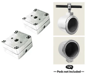 (2) MAC360C 360° Degree Swivel Tower/Surface Mount Clamps 4 Rockville Wakeboards - Picture 1 of 9