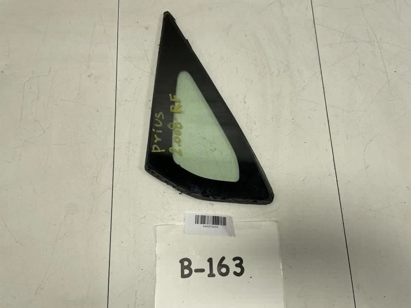  2004 2009 TOYOTA PRIUS VIDRO DE VENTILAÇÃO PORTA DIANTEIRA DIREITA FABRICANTE DE EQUIPAMENTO ORIGINAL+ - Imagem 1 de 4