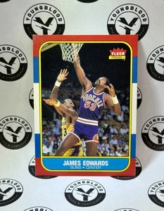 Fleer #29 1986-87 James Edwards Phoenix Suns Lakers Pacers Cavs Set Break - Imagen 1 de 2