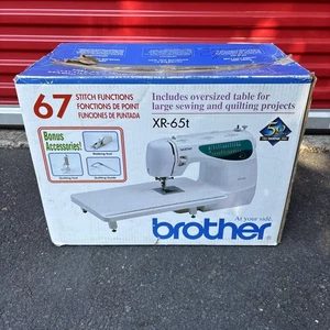 Brother XR 65t Heim Nähmaschine mit Pedal & Zubehör - Bild 1 von 8