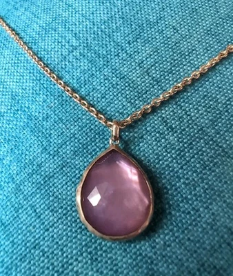 Ippolita Rock Candy Teardrop Silver Doublet Mother-of-Pearl Pendant Necklace - Image 1 of 4