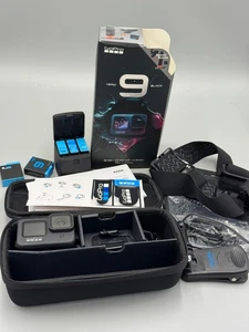 Used Gopro Hero 9 waterproof action camera with 5 batteries and case. - Picture 1 of 14