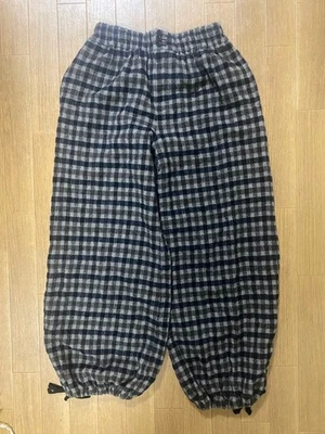 Calça xadrez tao Comme des Garçons S bom estado estilo retrô - Imagem 1 de 4