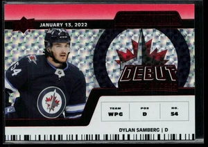 2022-23 Upper Deck Credentials Horizontal Red #149 Dylan Samberg RC 188/299 - Picture 1 of 2