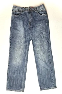 Urban Pipeline Youth Teen Boys Slim Straight Blue Denim Jeans 18 Regular Y2K - Picture 1 of 11