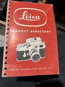 Original Leica Product Directory Book Booklet Brochure 72 Pages - Picture 1 of 5