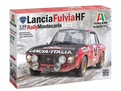 ITALERI LANCIA FULVIA HF 1600 - #14 RALLY MONTECARLO 1972  KIT SCALA 1:24 IT3670 - Immagine 1 di 2