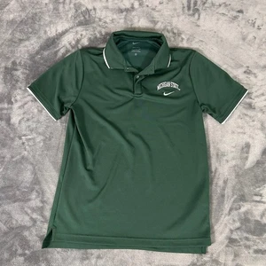 Nike Dri-FIT Michigan State Spartans Green Polo Shirt Men's Small S Athletic - Picture 1 of 8