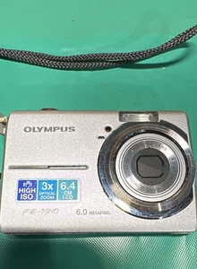 Olympus Digital Camera FE-190 6.0MP Silver - Picture 1 of 8