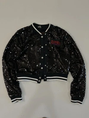 Chaqueta de lentejuelas Zumba nueva sin etiquetas talla S Foto 1 de 4