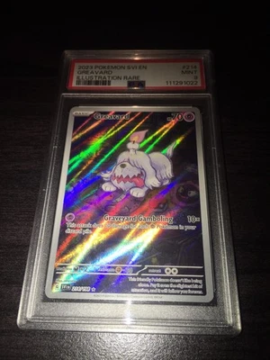 Pokemon TCG Scarlet Violet Base Set Greavard 214/198 Illustration Rare PSA 9 - Image 1 of 2